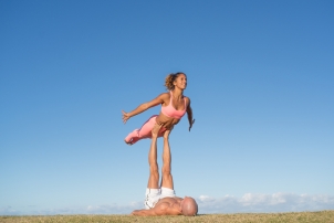 Wellness Influencer Interview: Claudine Lafond, by Renee Naturally #yoga #acro