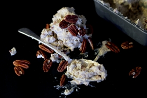 Roasted Banana, Maple & Pecan Ice-Cream, Renee Naturally