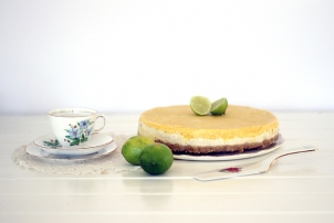 Macadamia Crusted Mango & Lime Raw 'Cheesecake', Renee Naturally