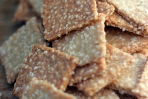 Sesame Almond Crackers, Renee Naturally