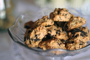 Orange, Walnut & Chocolate Cookies 