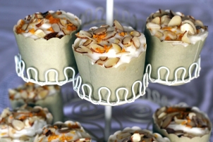 Cardamom, Orange & Almond Cupcakes, Renee Naturally