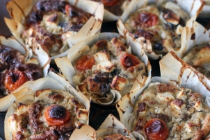 Balsamic, Honey& Thyme Roast Vege Frittatas, Renee Naturally