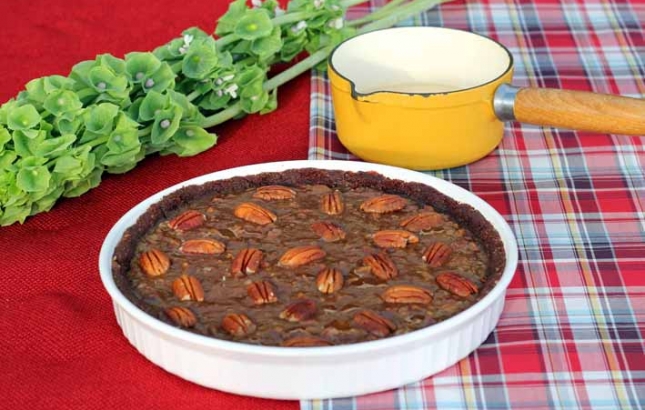 Vegan Pecan Pie, Renee Naturally