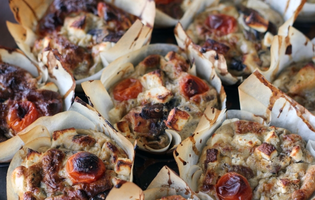 Balsamic, Honey& Thyme Roast Vege Frittatas, Renee Naturally