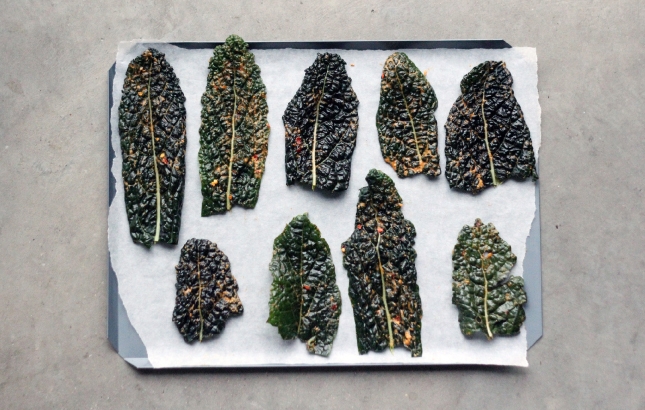 Spiced Kale Chips Recipe / Renee Naturally