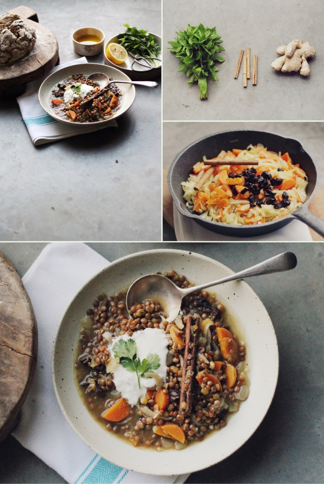 Fragrant Morrocan Lentil Soup // Recipe by Renee Naturally (Naturopath and Nutritionist) 