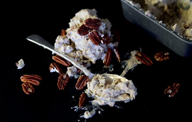 Roasted Banana, Maple & Pecan Ice-Cream, Renee Naturally Roasted Banana, Maple & Pecan Ice-Cream, Renee Naturally