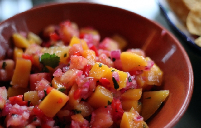 Tropical Fruit Salsa, Renee Naturally