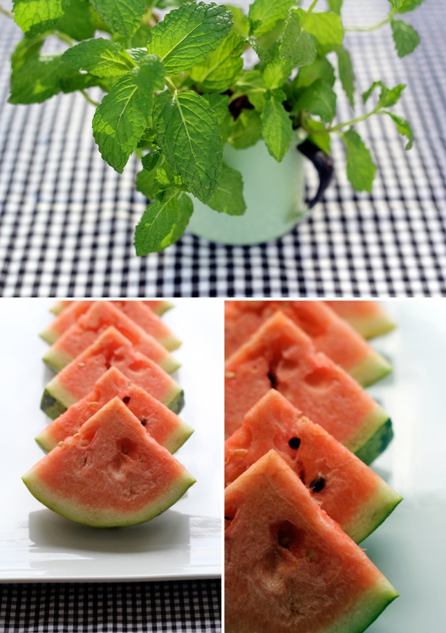 Watermelon, Goat Feta and Mint Salad, Renee Naturally Watermelon, Goat Feta and Mint Salad, Renee Naturally